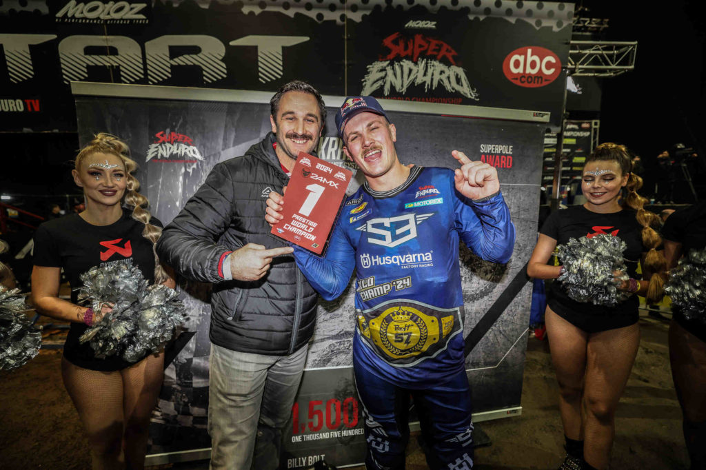 Billy BOLT, world champion for the fourth time